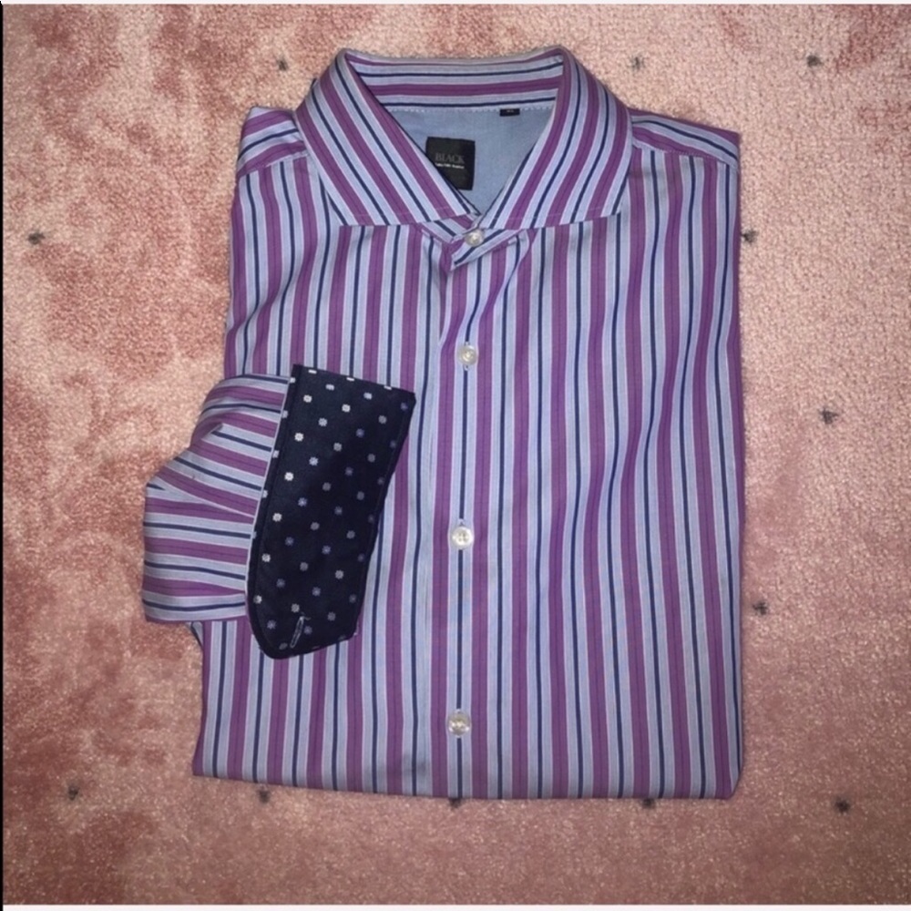 Saks fifth Ave Black Label Dress Shirt - Picture 8 of 9